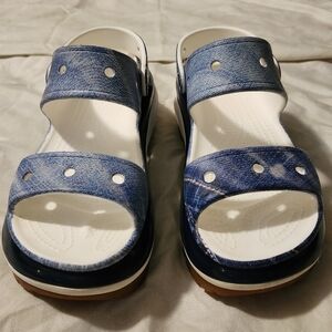 CROCS Mega Crush Sandal In Denim